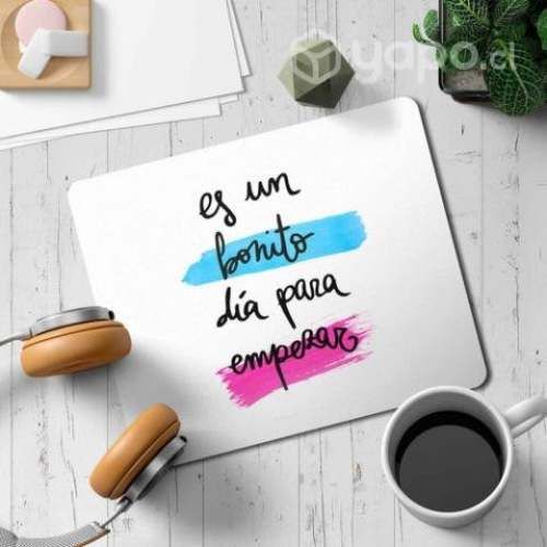 Mouse pad estampado personalizado 22x18 cmts