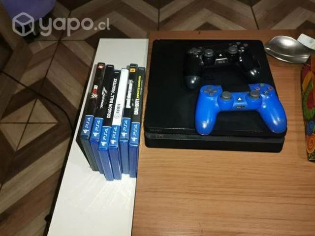 PLAY 4+6 juegos+2 controles originales