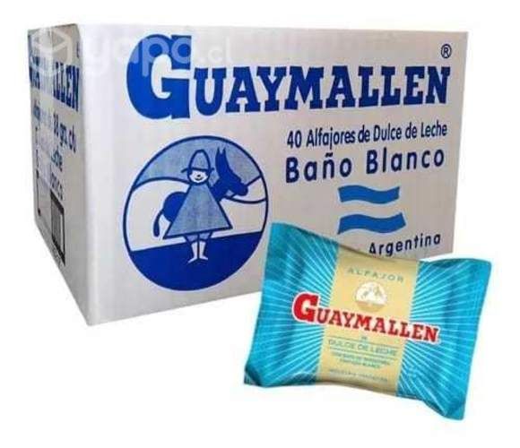 Alfajor guaymallen blanco doble