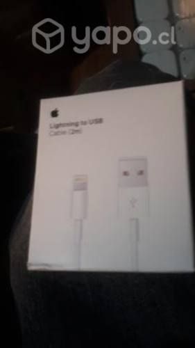 Cable lightning a USB de 2 metros audífonos celula