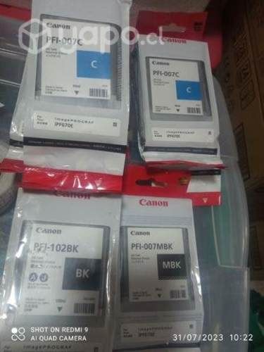 Tintas Canon pfi diversos modelos originales