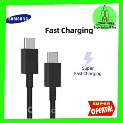 Cable Carga Rápida Celular 3.1 A Tipo C a C 1 mt T