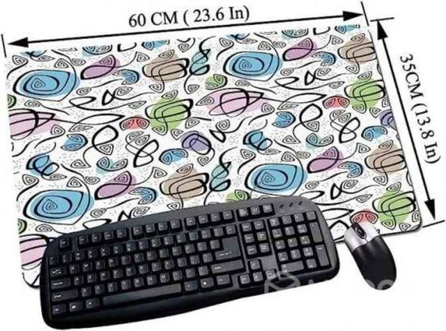 Game pad estampado personalizado 35x60 cmts