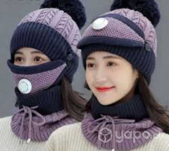 gorros y pijama de animales