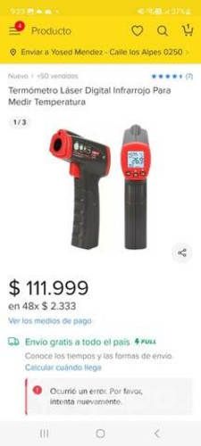 Termómetro infrarrojo pro