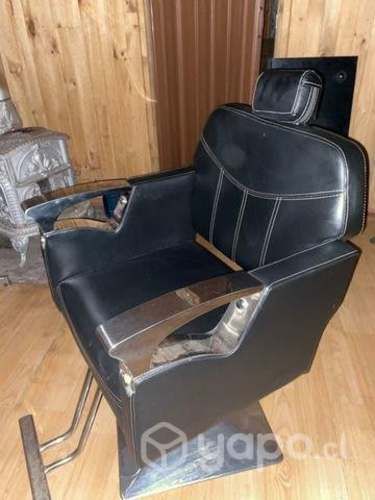 sillón reclinable barbería