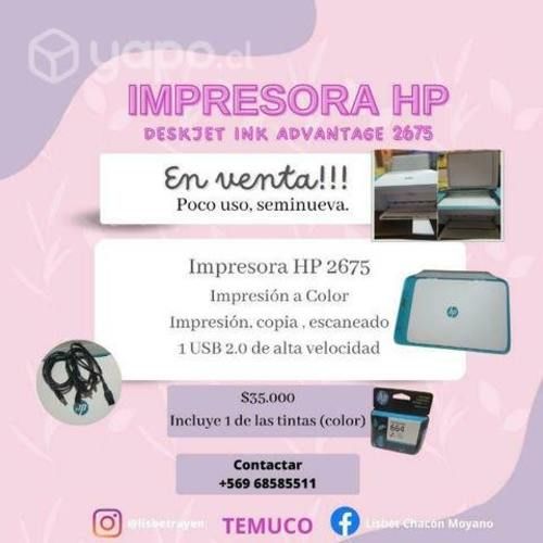 Impresora HP seminueva