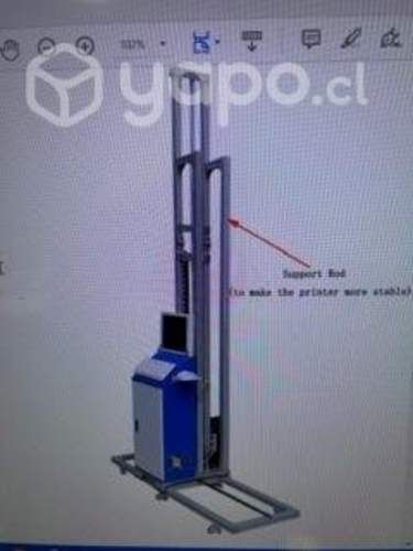 Impresora vertical para muros int.ext