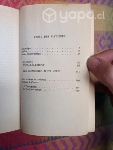 Libro Francés de Paul Verlaine