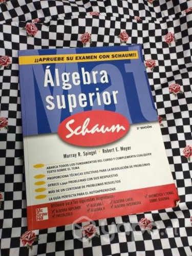 Álgebra Superior, Colección Schaum, 3ra edición