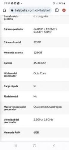 Celular samsung galaxy A52s