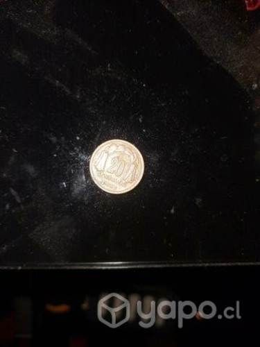 40 Monedas de 20 centavos 1951 moneda chilena