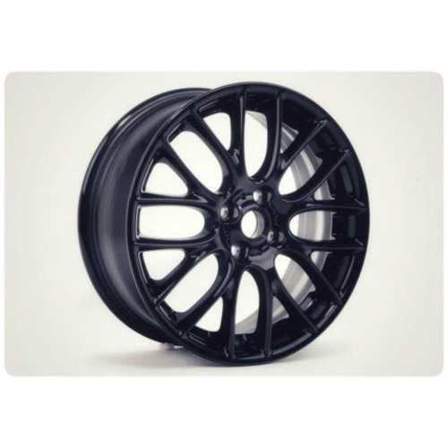 Rueda De Disco Metal Ligero Negro Para Auto