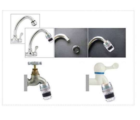 Filtro Agua Carbón Activado Para Hogar Mini Grifo