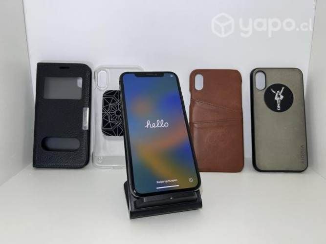 Iphone X 64 GB como nuevo con carcasas