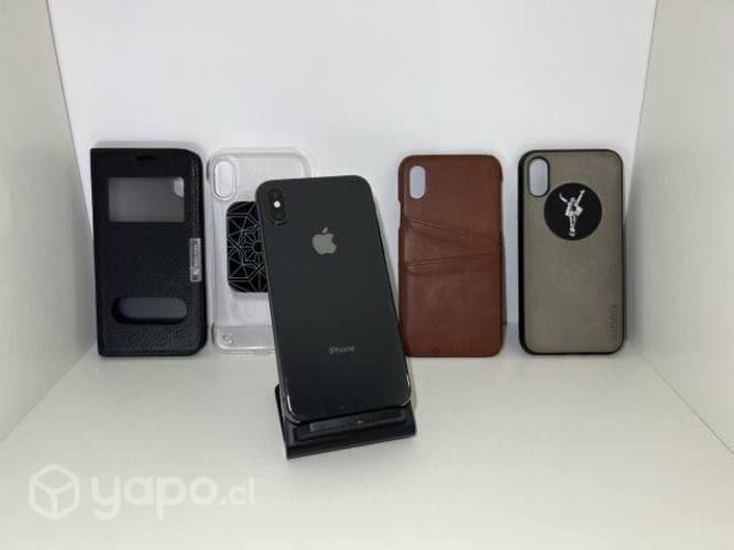 Iphone X 64 GB como nuevo con carcasas