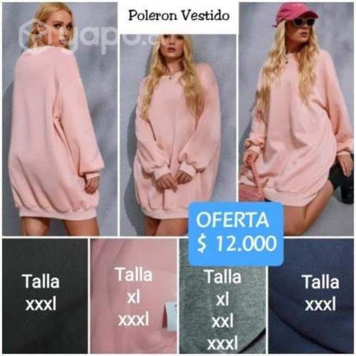 Poleron tallas extralindas
