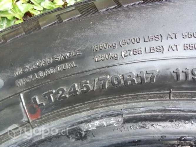Neumáticos 245/70 R17
