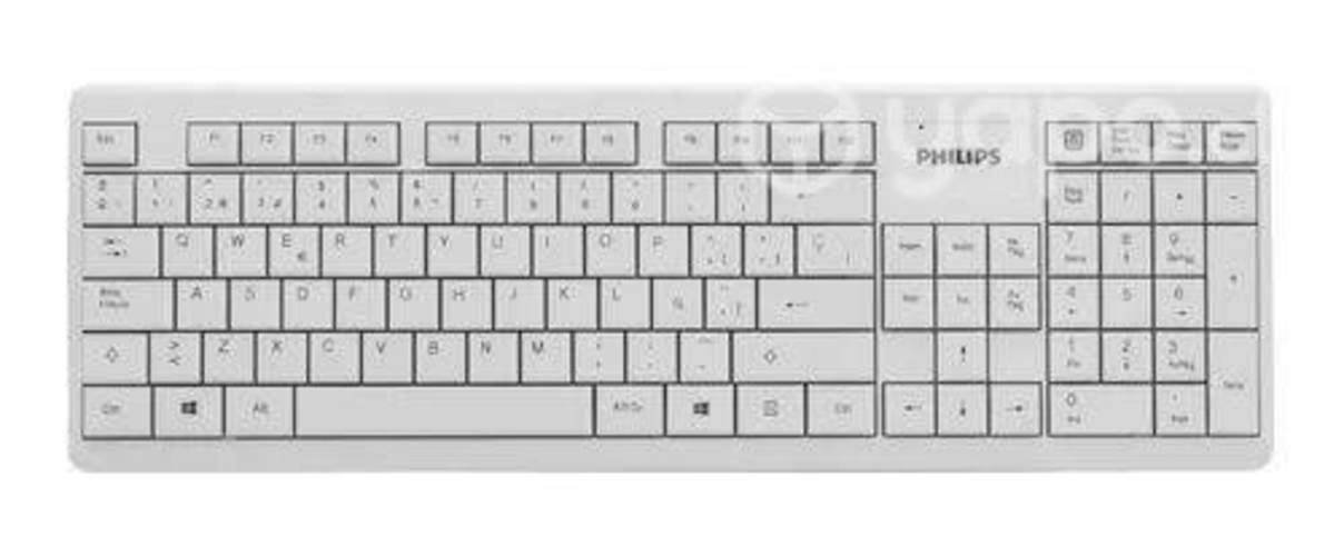 Kit Teclado Y Mouse Inalámbrico Philips C314 White