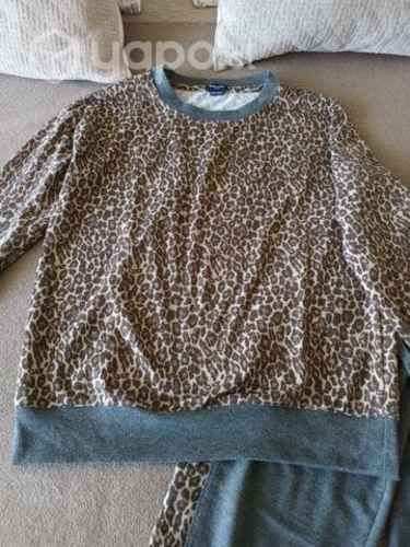 Pijama Animal Print Manga Larga talla S