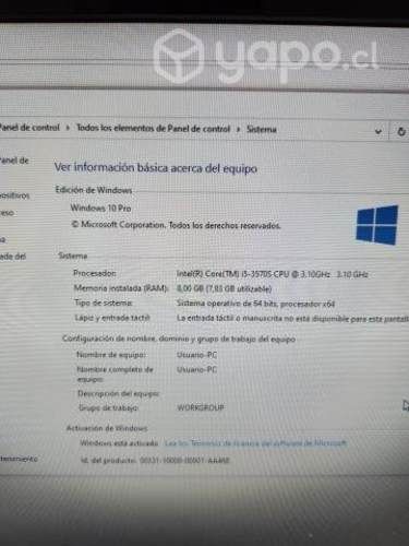 Computador All In One Lenovo Core i5