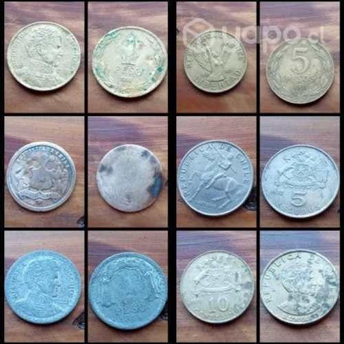 Monedas chilenas antiguas