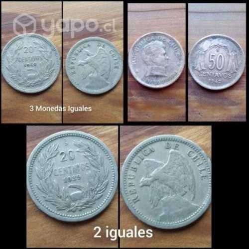 Monedas chilenas antiguas