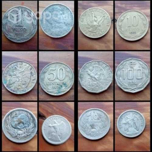 Monedas chilenas antiguas