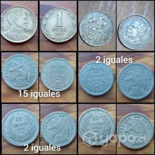 Monedas chilenas antiguas
