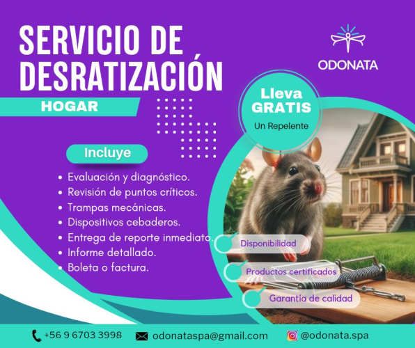 Control de Plagas - Fumigación - Desratización