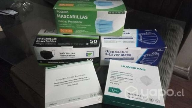 Mascarillas desechables todos los modelos