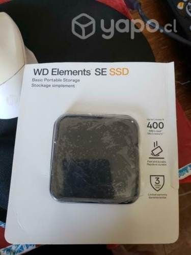 Ssd externa WD elements usada una vez