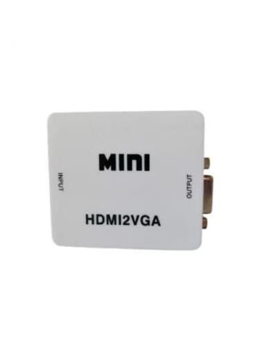 Convertidor De Hdmi A Vga Hd 1080p Con Adaptador D