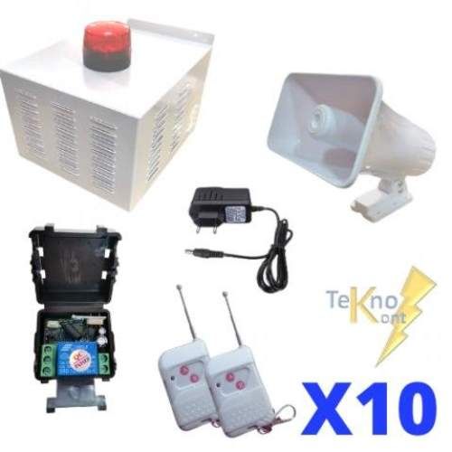 Alarma Comunitaria LITE 30W con 10 Controles