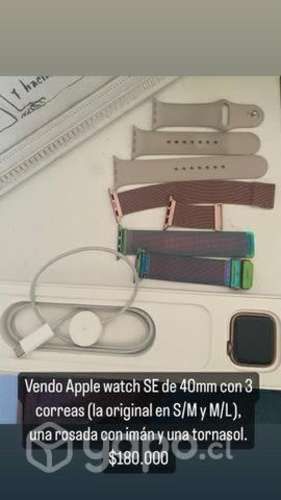 Apple watch SE 40mm gold aluminium