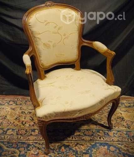 Bello Sillón Francés Estilo L. XV