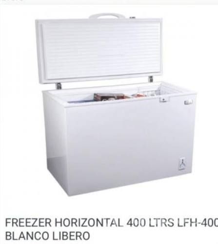 Freezer horizontal de 400 litros, marca Libero