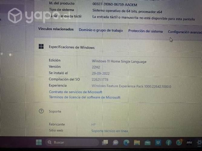 Notebook hp excelente estado