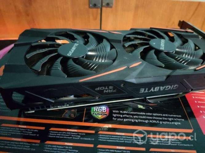 Tarjeta de video AMD Radeon RX 570 Gigabyte 4GB