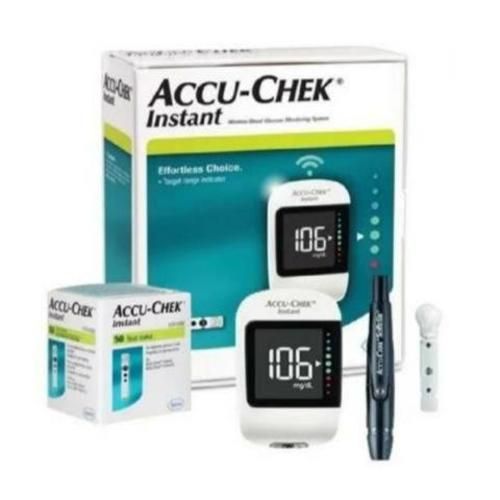 Kit glucometro + tiras + lanceta