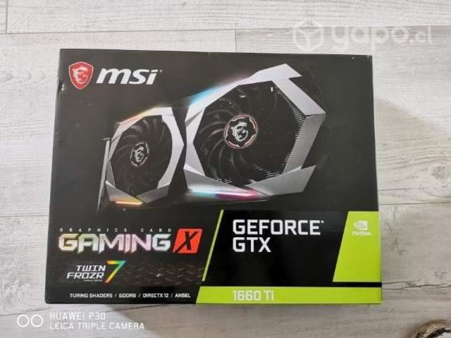 Tarjeta de video gtx 1660 ti GAMING x