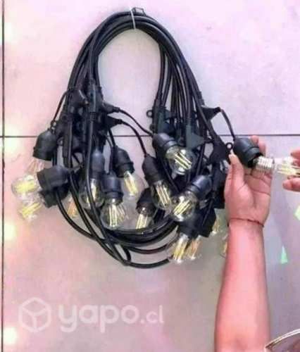 Guinalda electrica con ampolletas de 10 metros