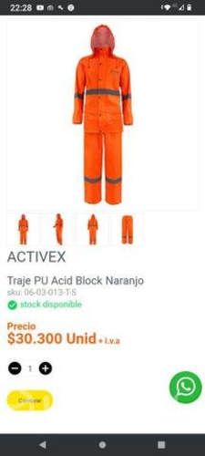 Traje agua nuevo