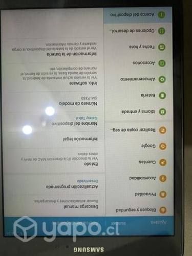 Tablet Samsung Tab A