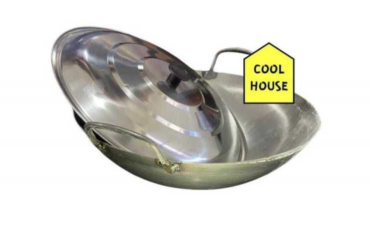 Wok plancha antiadherente