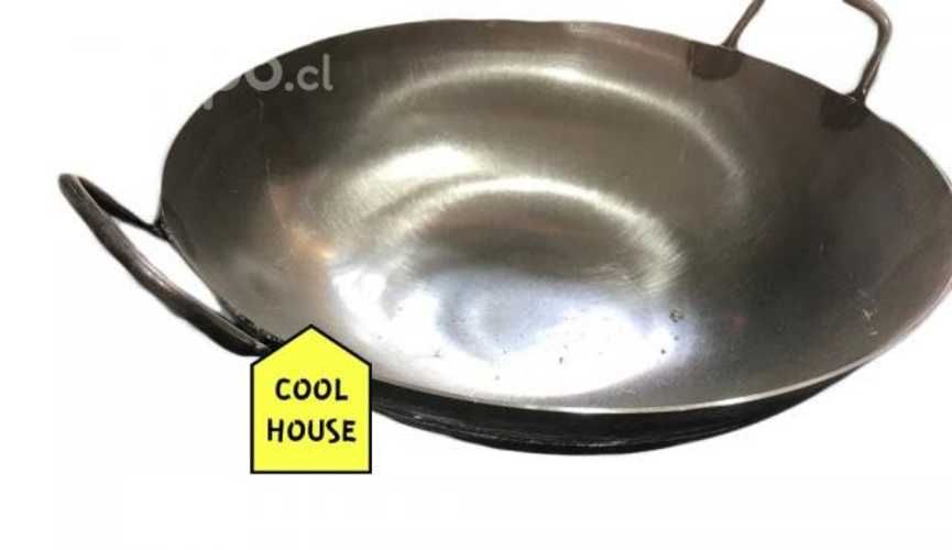 Wok plancha antiadherente