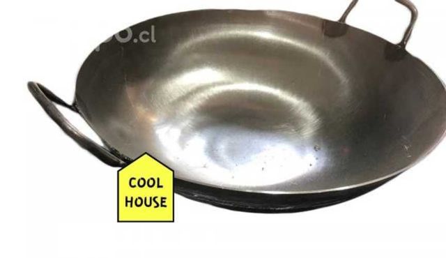 Wok plancha antiadherente