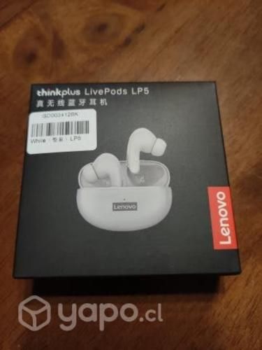 Audifonos Lenovo Lp5 Bluetooth, nuevos, sellados