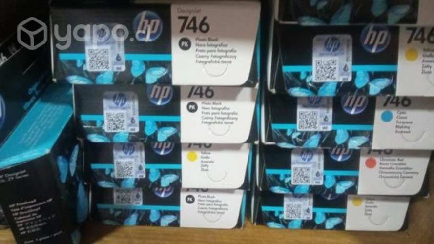 Tintas HP 746 colores originales de 300ml