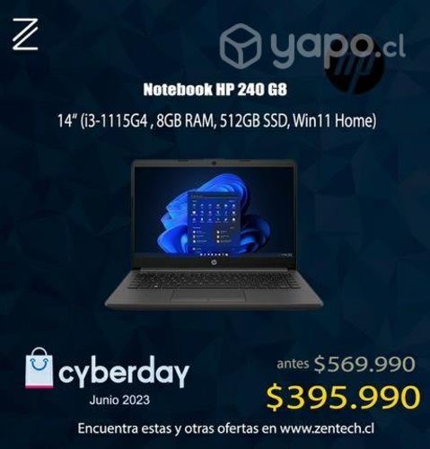 Notebook HP 240 G8